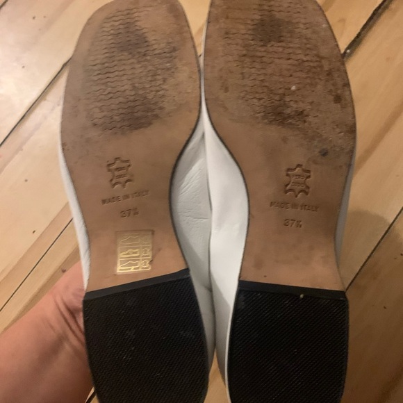 Bravo browns white leather flats - Picture 6 of 7